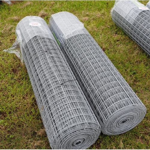 1331 - Welded wire mesh *seconds 1.22m x50x50mm - 25m rolls - 2