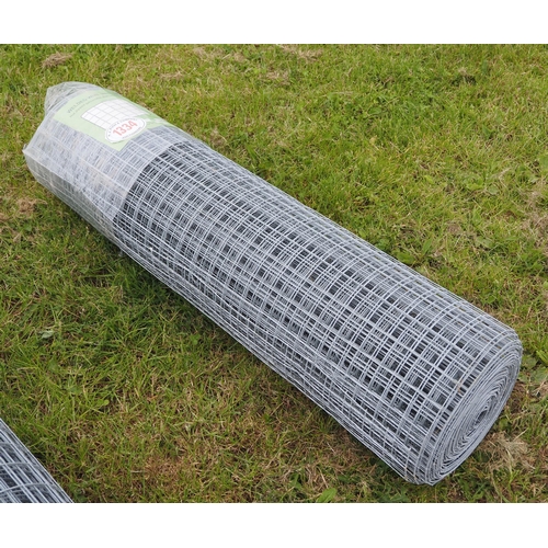 1334 - Welded wire mesh *seconds 1.22m x50x50mm - 25m roll - 1