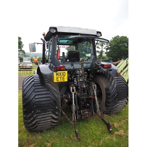 1553 - Deutz Fahr TCD diesel tractor, 2010. With flotation tyres 800/45-26.5 and 550/45-22.5. Starts, runs ... 