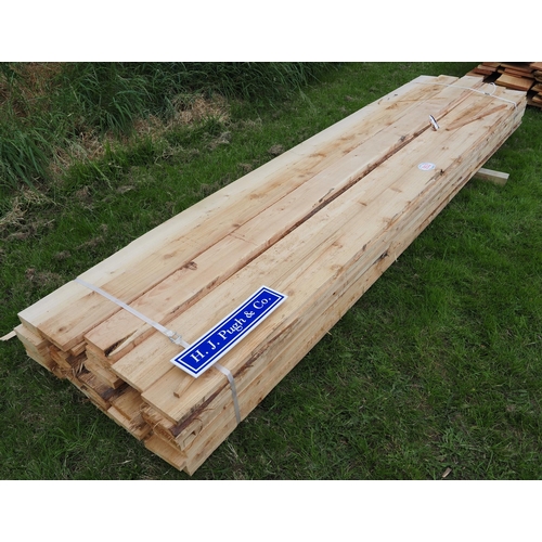 953 - Mixed Cedar boards average 3.6m x150x25 - 40