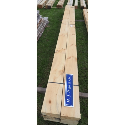 980 - Softwood beams 4.9m x200x100 - 6