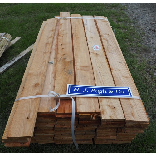 1004 - Cedar boards 1.8m x150x20 - approx. 150
