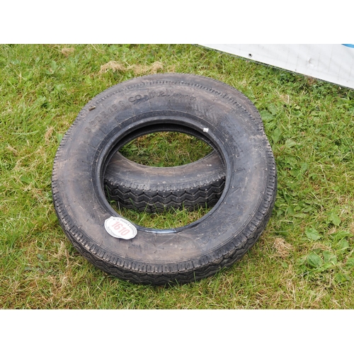 1610 - Pair of tyres 6.00/R16C