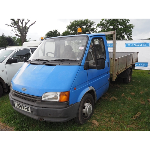 1697 - Ford Transit. Reg. L821 TFB. V5 and keys in office