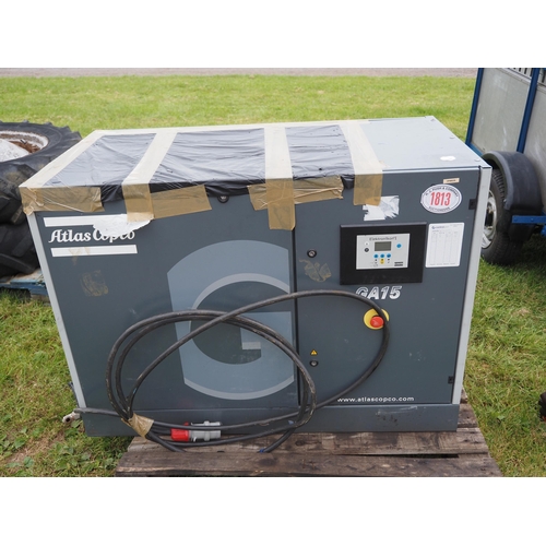 1813 - Atlas Copco GA15 compressor 3 phase