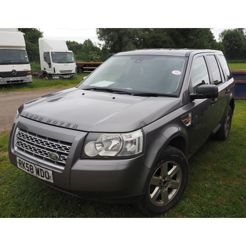 1835 - Land Rover Freelander 2 TD4 commercial. Runs and drives. MOT until 12/07/24. Reg. RK58 WDO. V5 and k... 