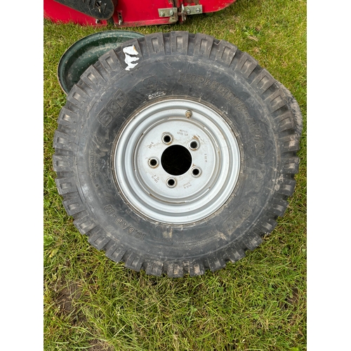 1802A - Wheel and BKT tyre 10.0/80-12 and other tyres