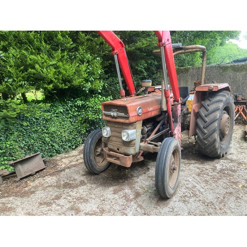 1571 - Massey Ferguson 145 tractor with loader