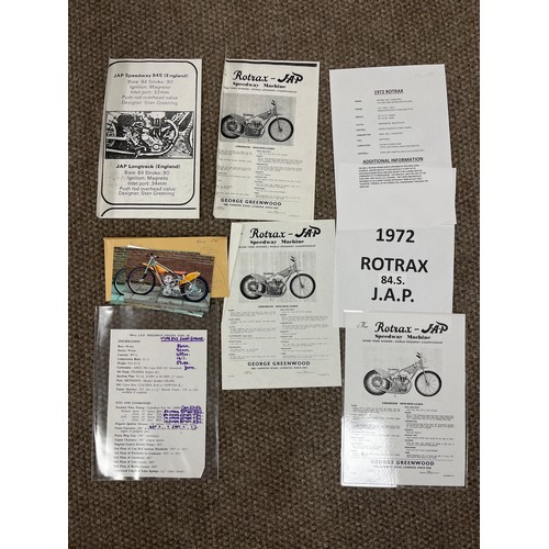 800 - Rotrax-J.A.P Speedway motorcycle. 1972
Frame - Rotrax mk. 2 (England), the first new Rotrax for 20 y... 
