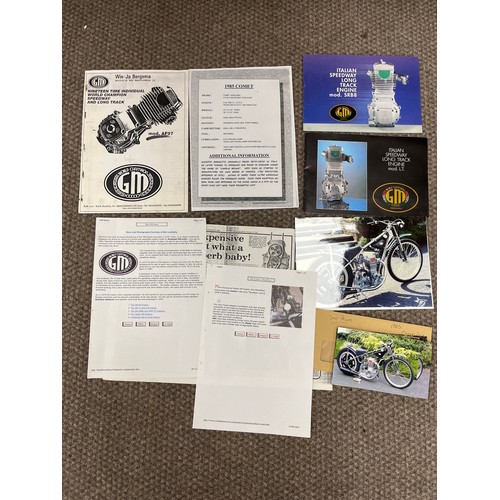 782 - Comet-GM Speedway motorcycle. 1985.
Believed ridden Andy Buck.
Frame - Comet (England), fully adjust... 