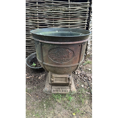 14A - WWI cast iron stove