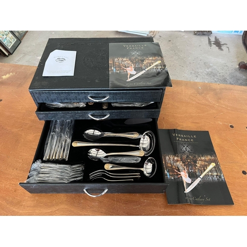 63 - Versaille France 87 piece cutlery set
