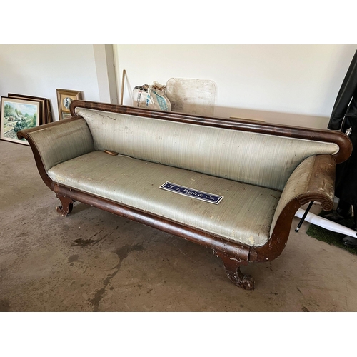 80 - Victorian Mahogony sofa