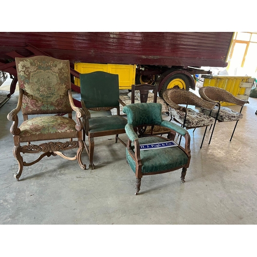 95 - Mixed dining chairs