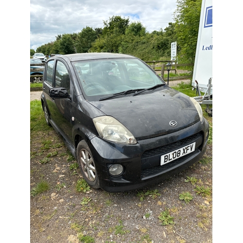 168A - Daihatsu Sirion car. Reg BL08 XFV. V5 in office