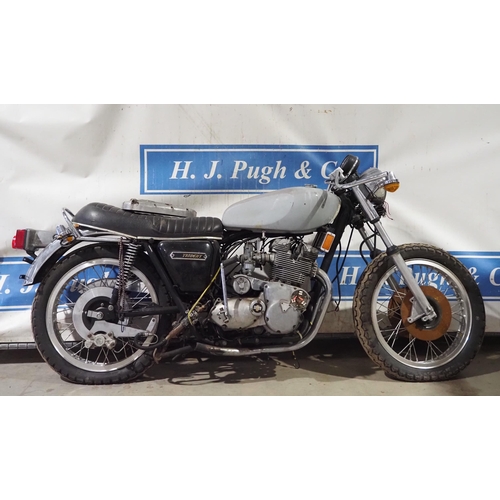 Triumph Trident Motorcycle project. 1975. 850cc Frame number T160 ...