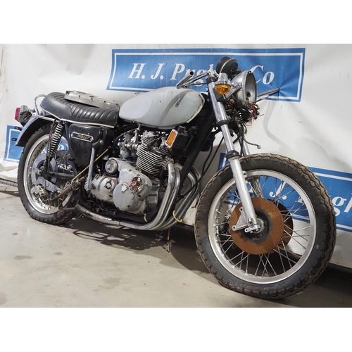 Triumph Trident Motorcycle project. 1975. 850cc Frame number T160 ...