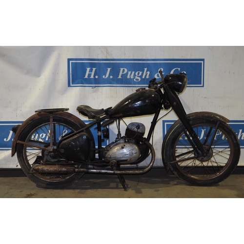 CZ motorcycle project 1950. 228cc. Frame number 234718