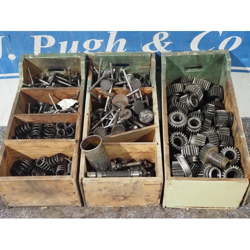 408 - British motorcycle valves and cam shafts