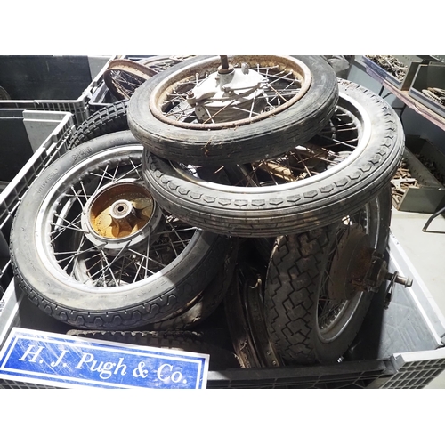 519 - Assorted Japanese wheels