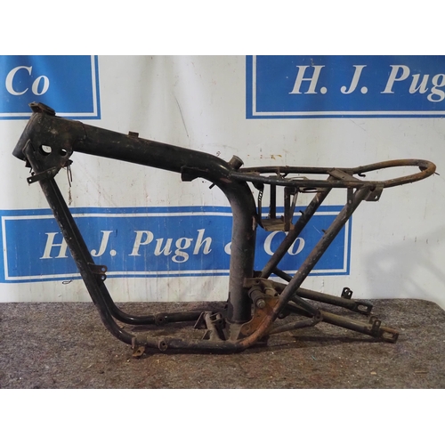 524 - BSA A65 oil in frame with rear swinging arm.
Frame No. A65THE11632