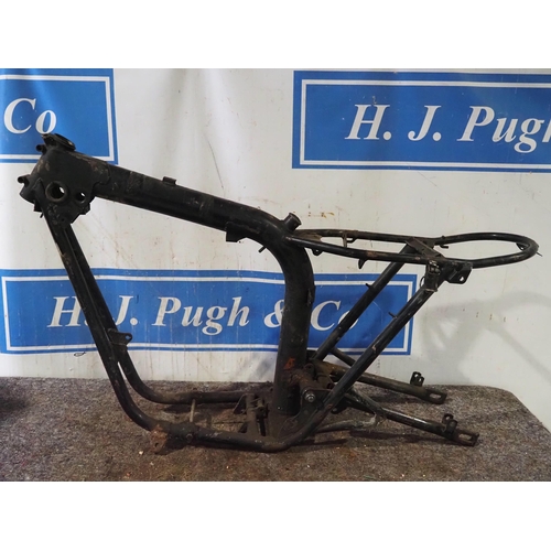 525 - BSA A65 oil in frame with rear swinging arm