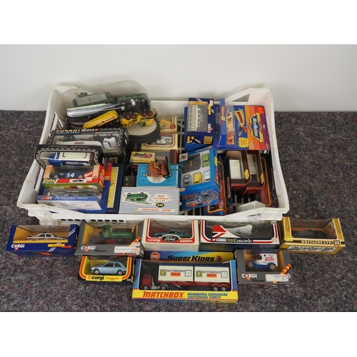 53 - Quantity of mostly boxed model vehicles to include Corgi, Matchbox, Dinky, etc.