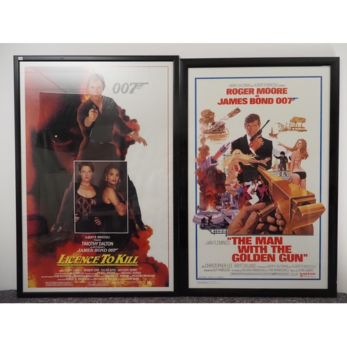 358 - Framed movie posters - 'The Man with the Golden Gun' 42