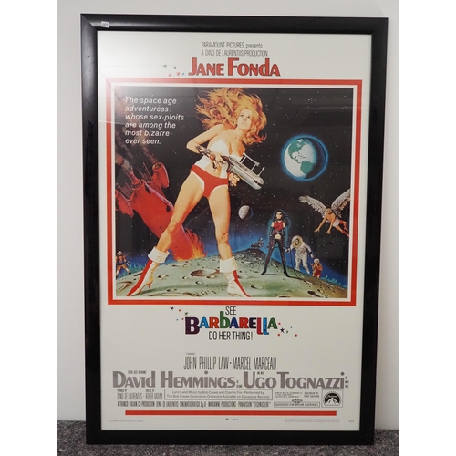 361 - Framed movie poster - 'Barbarella' 43