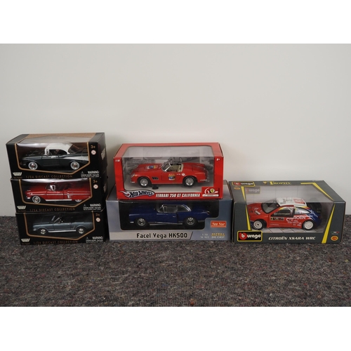 64 - Burago, Motor Max, Hot Wheels and Sun Star boxed model cars