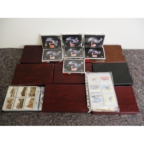 262 - Quantity of cigarette card albums and Mini Cooper cards