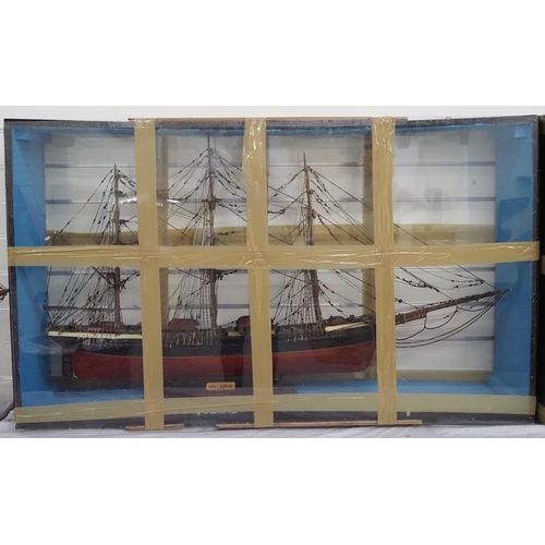 249 - Clipper Sea Witch 1856 model ship in display case 30