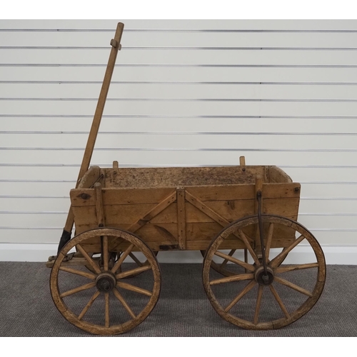 354 - Antique Dutch dog drawn cart 51