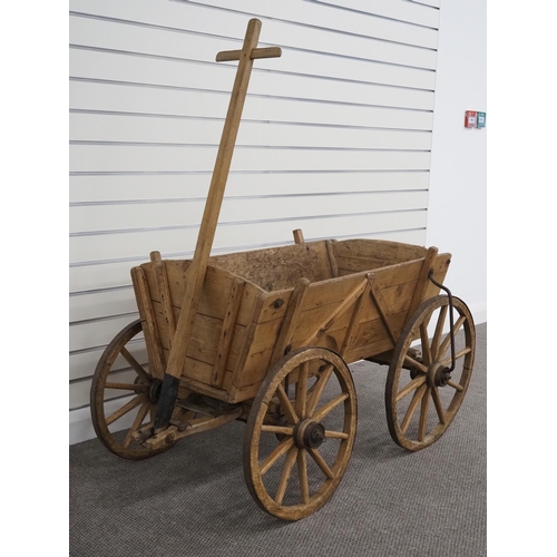 354 - Antique Dutch dog drawn cart 51