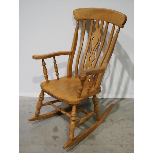 403 - Beech Windsor rocking chair