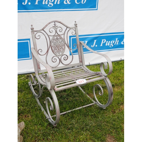 827 - Rocking garden chair