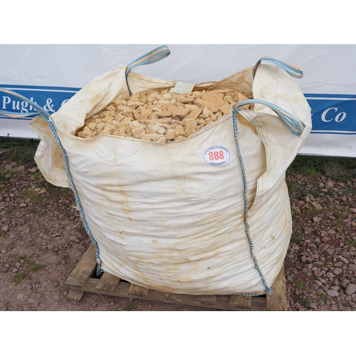 888 - Bag of Cotswold stone chippings