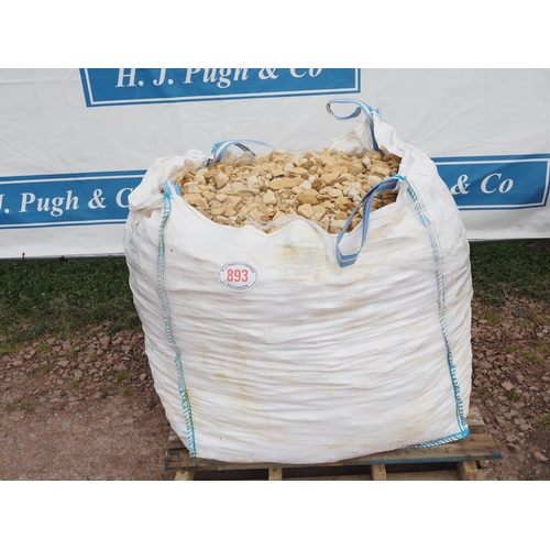893 - Bag of Cotswold stone chippings