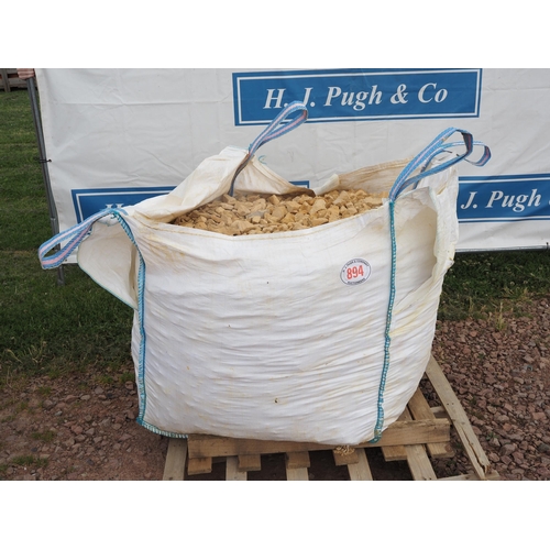 894 - Bag of Cotswold stone chippings