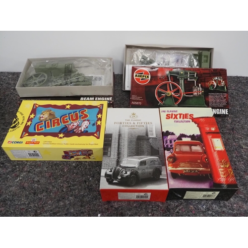 66 - Airfix beam engine model kits and Corgi Forties & Fifties collection