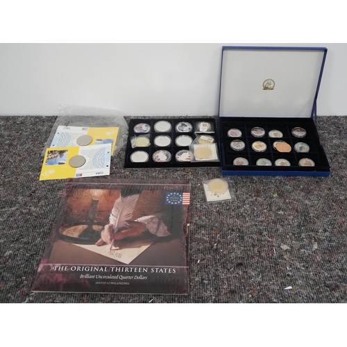 98 - Quantity of commemorative coins from Cuba and the USA