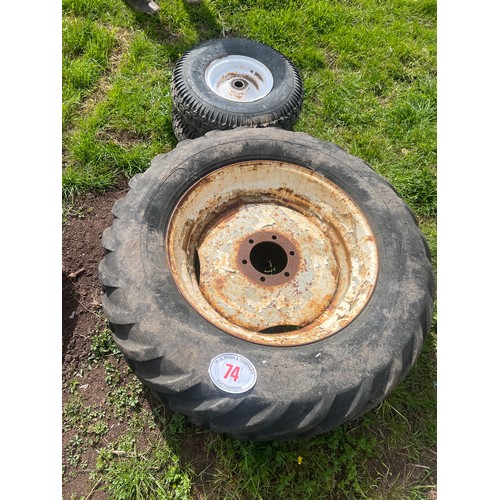 74 - Tractor and implement wheels and tyres