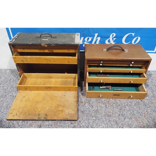 231 - Wooden carpenters tool chests - 2