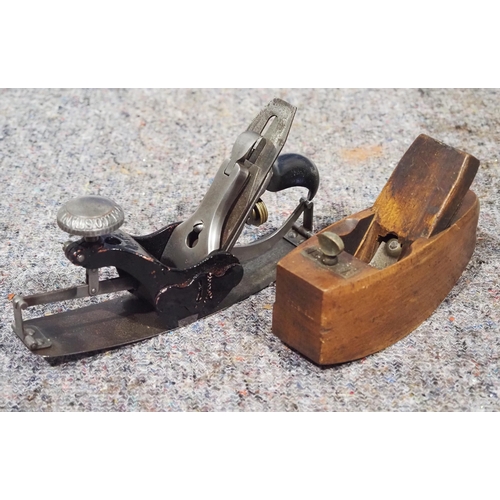 236 - Stanley No.113 compass plane and one other