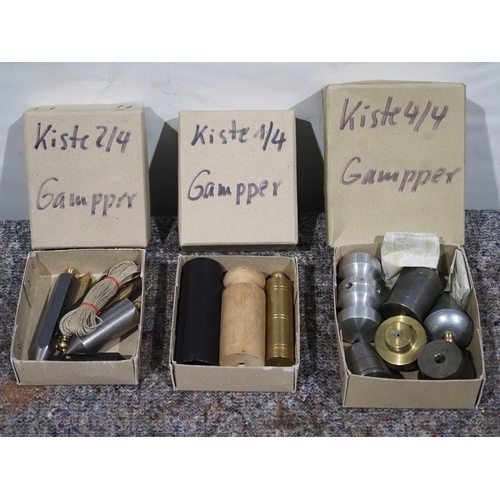 243 - Gampper plumb bobs in box - 3