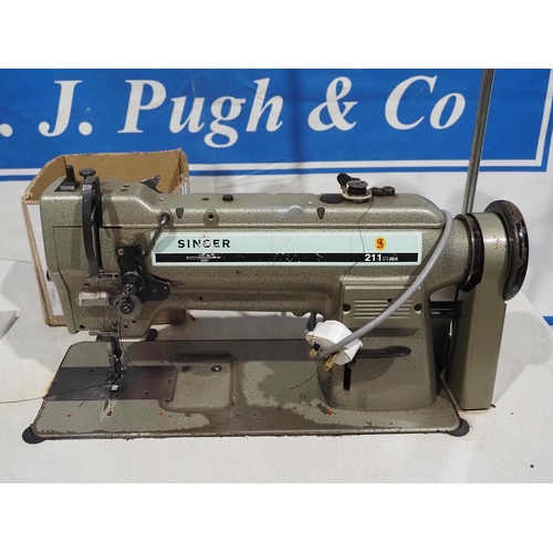 273 - Singer 211 commercial walking foot sewing machine