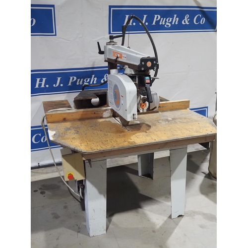 284 - Maggi Junior 640 radial arm saw, 3 phase