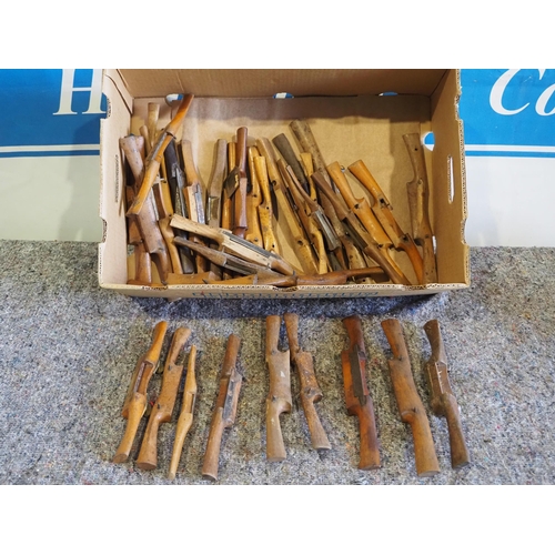 344 - Vintage wooden handled spoke shaves