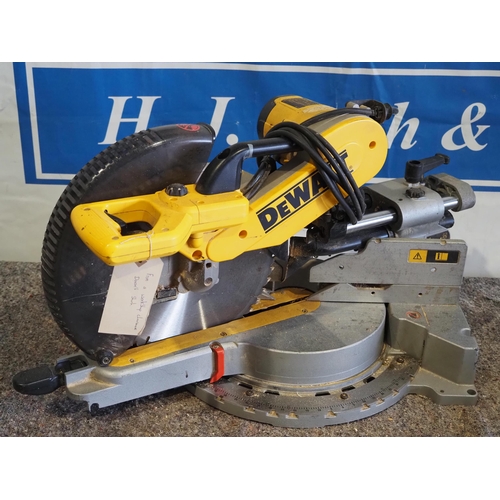 406 - DeWalt DW718 chop saw. Non running