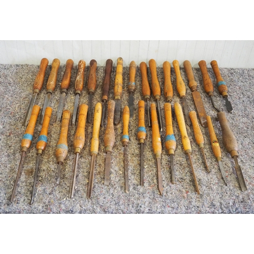 455 - Wood chisels to include Marples and Sorby - 29